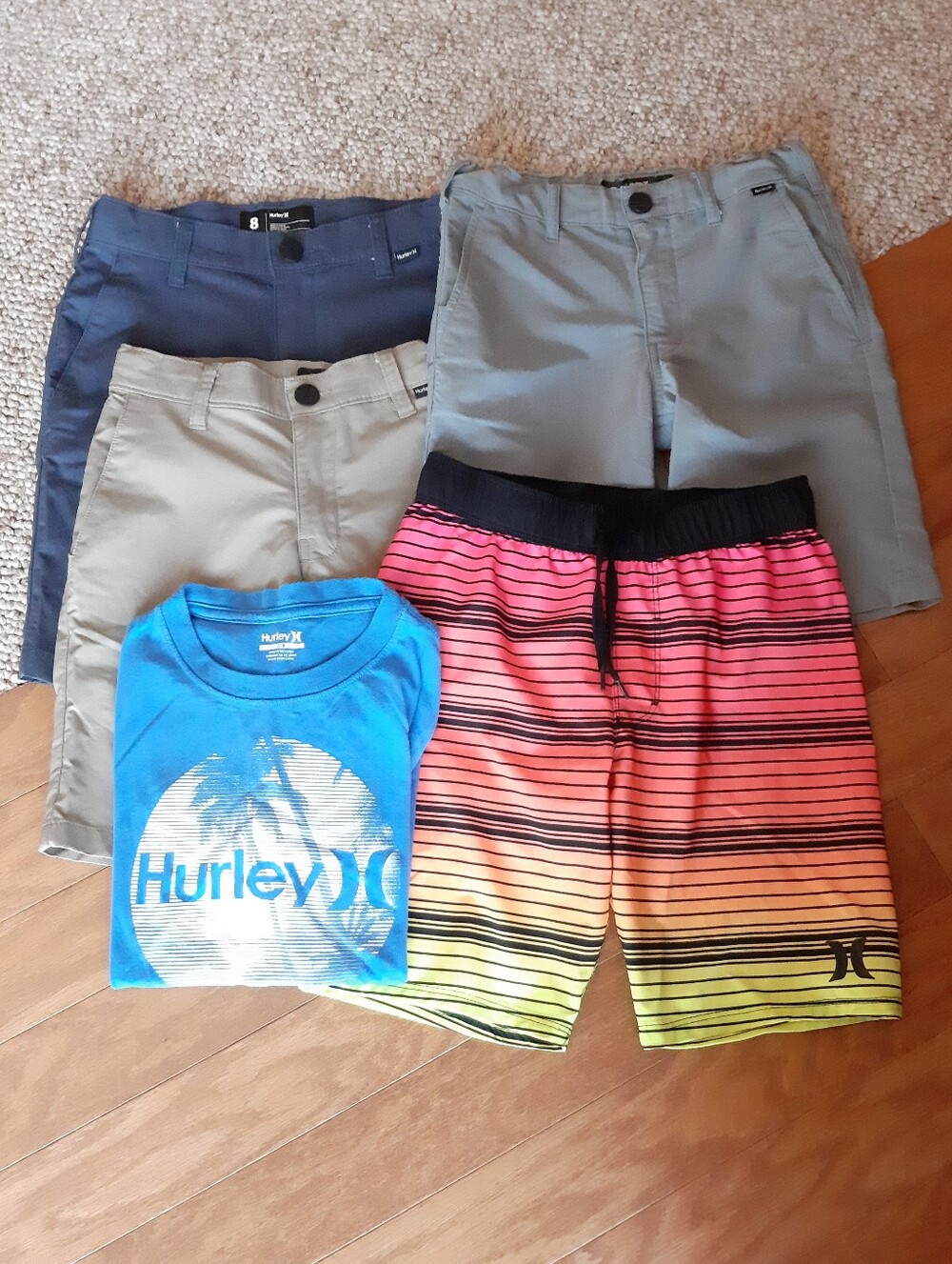 Hurley 5 Piece Bundle size 7/8 - Picture 2 of 13